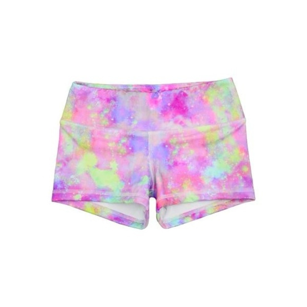 FLEO Vibrant Fantasy PHR Athletic Rave Spandex Running Cycling Shorts 4 Inch- M - Picture 9 of 9